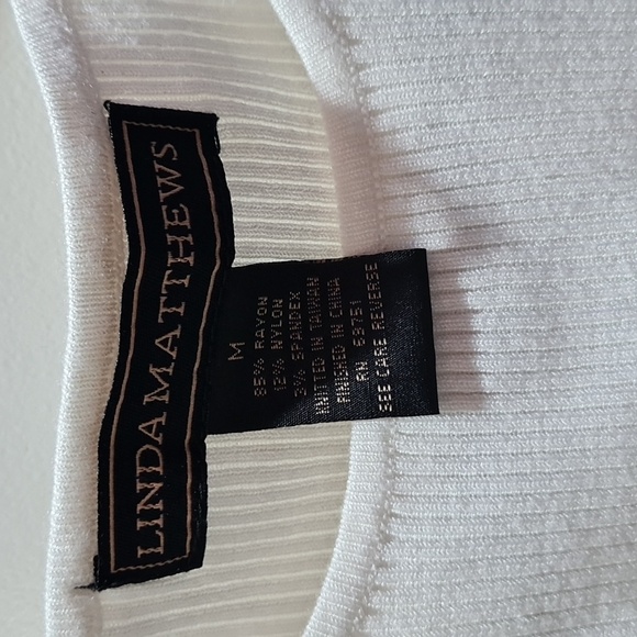 NWT LINDA MATTHEWS Ribbed Tank Top - Picture 8 of 11